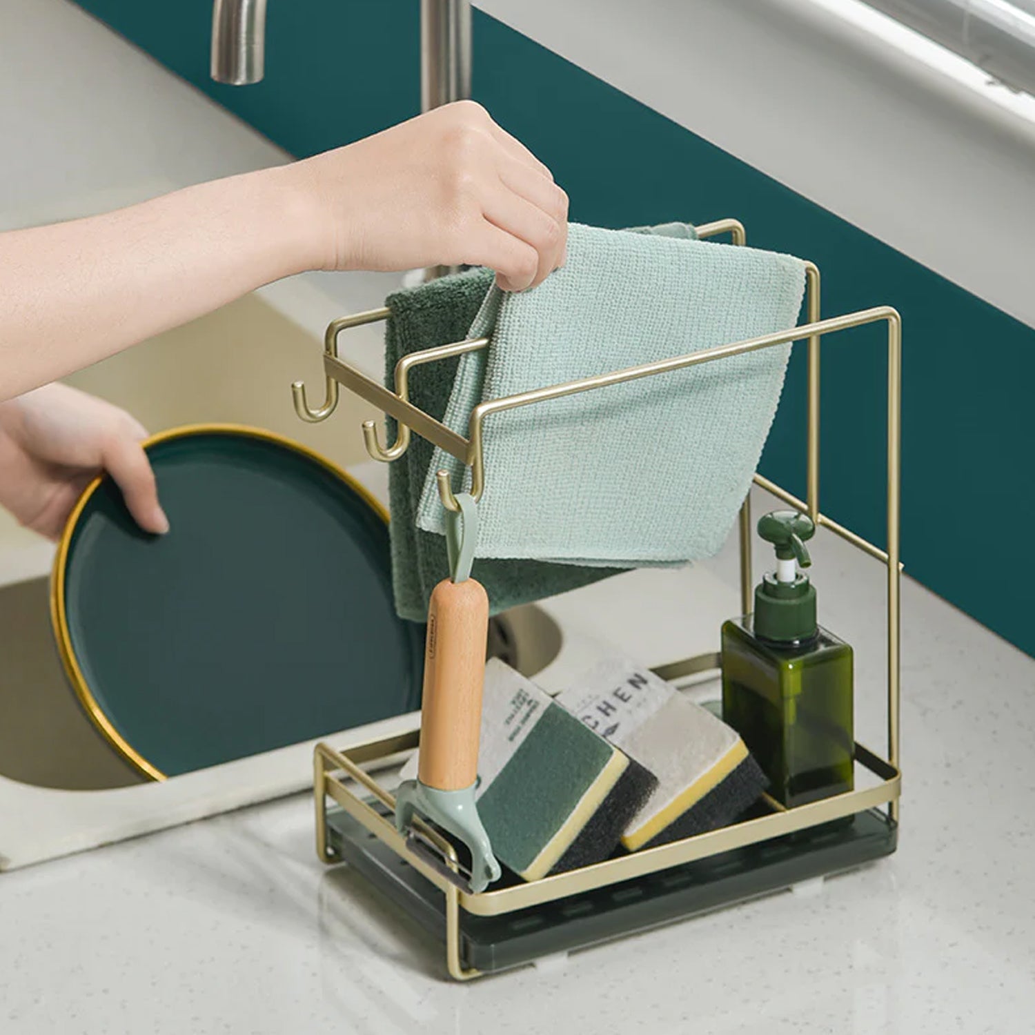 7681 Steel Kitchen Sink Rack Shelf Drain Basket Rack Organizer for Kitchen & Multiuse 7681 Steel Kitchen Sink Rack Shelf Drain Basket Rack Organizer for Kitchen & Multiuse